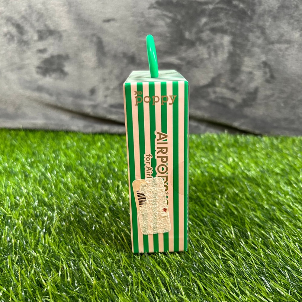 XO Poppy Laguna Beach AirPods Pro Case Green Pink Striped Protective Cover NWT - Picture 3 of 8